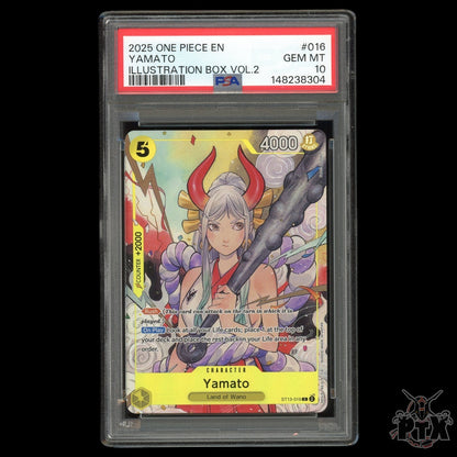 Yamato ST13-016 PSA 10 Illustration Box Vol. 2 One Piece 2025