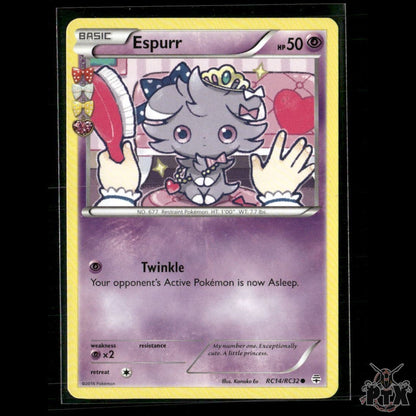 Espurr RC14/RC32 Generations: Radiant Collection LP Pokemon