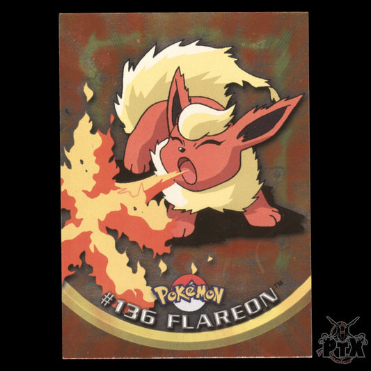 Topps Flareon #136 Foil Series 2 Pokemon 2000