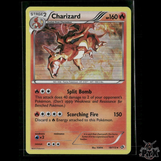 Charizard 19/113 Legendary Treasures MP Pokemon
