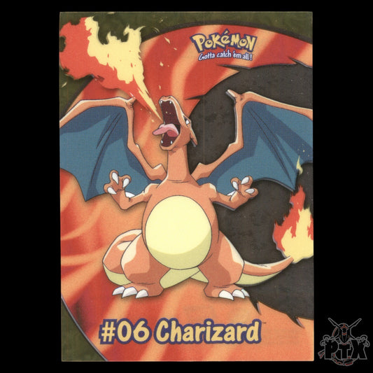 Charizard #6 PC3 Topps Clear Card TV Animation Pokemon 2000
