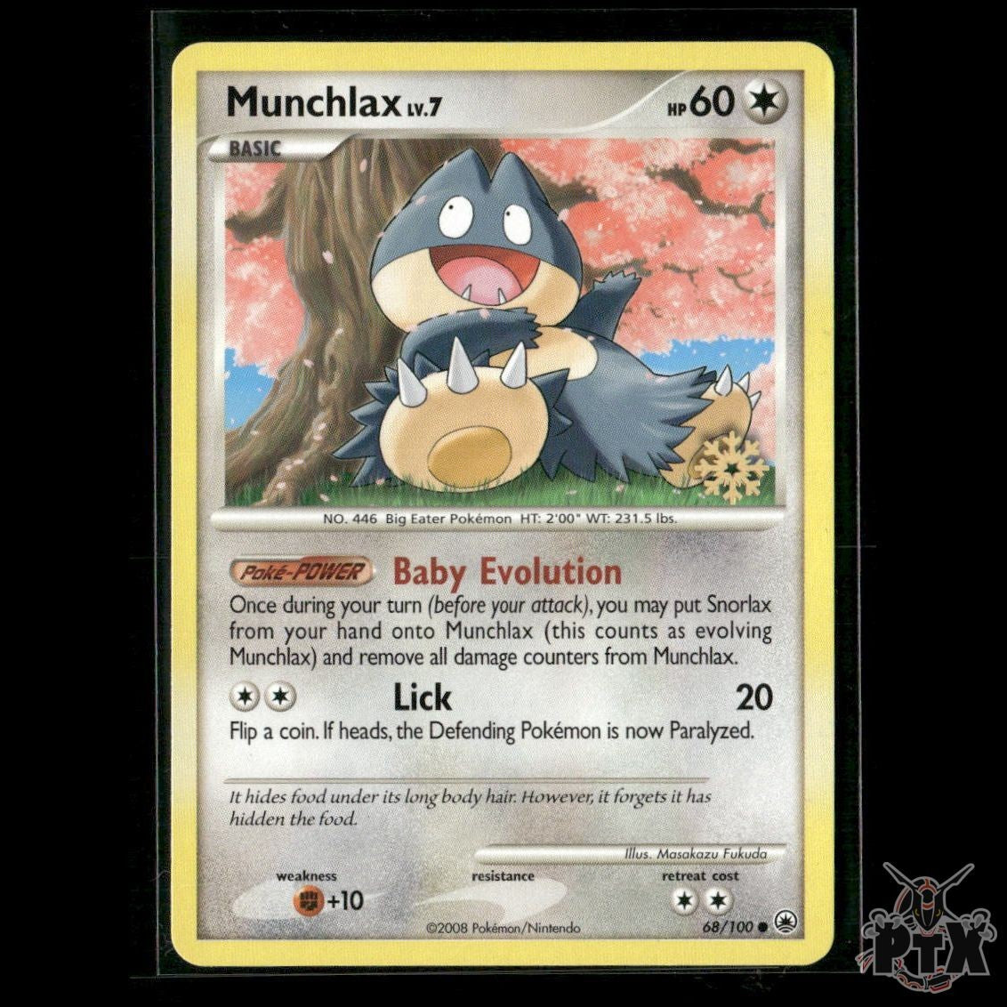 Munchlax 68/100 Countdown Calendar Promos LP Pokemon
