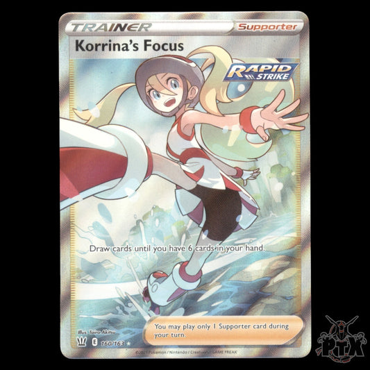 Korrina's Focus #160/163 Battle Styles NM/Near Mint Pokemon 2021