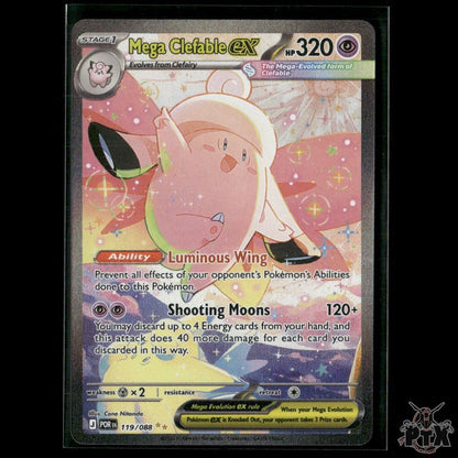 Mega Clefable ex 119/088 ME03: Perfect Order NM Pokemon