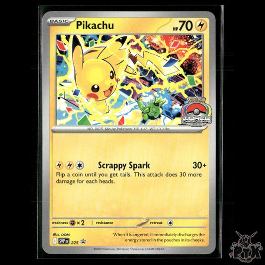 Pikachu (World Championship 2025) 225 SV: Scarlet & Violet Promo NM Pokemon