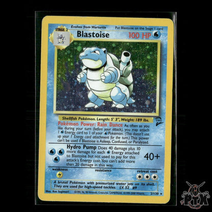 Blastoise Holo 2/130 Base Set 2 NM Pokemon