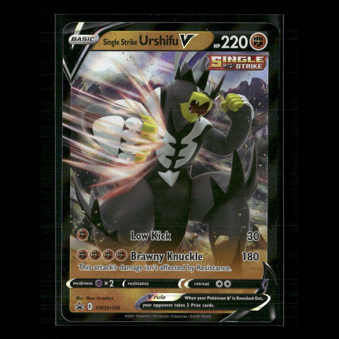 Single Strike Urshifu V SWSH106 SWSH: Sword & Shield Promo Cards NM Pokemon