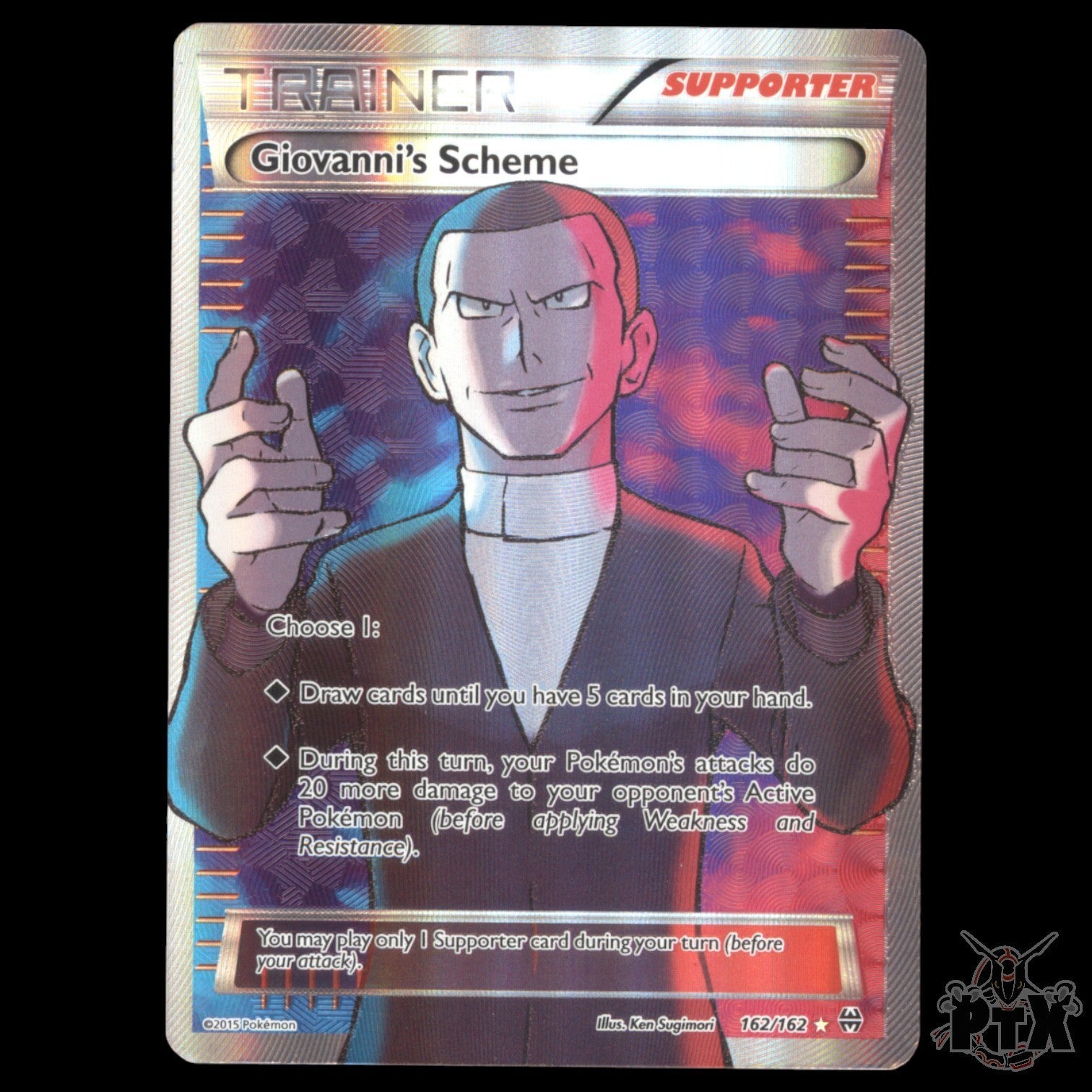 Giovanni's Scheme #62/162 Breakthrough LP/Lightly Played Pokemon 2015