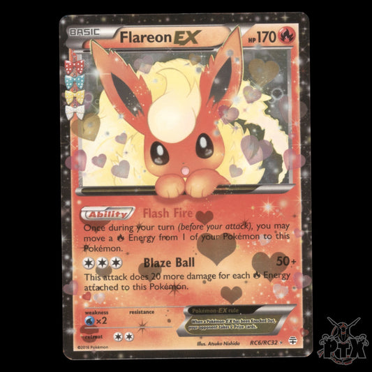 Flareon EX RC6/RC32 Generations NM/Near Mint Pokemon 2016