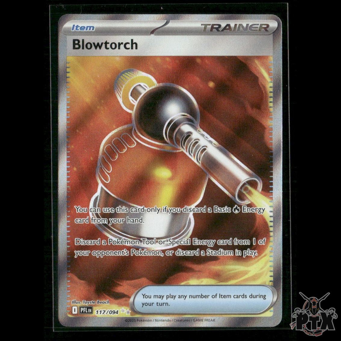 Blowtorch 117/094 ME02: Phantasmal Flames NM Pokemon