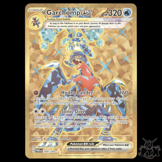 Garchomp ex #260/182 Paradox Rift NM/Near Mint Pokemon 2023