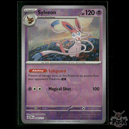 Sylveon (Poke Ball Pattern) 040/131 SV: Prismatic Evolutions NM Pokemon