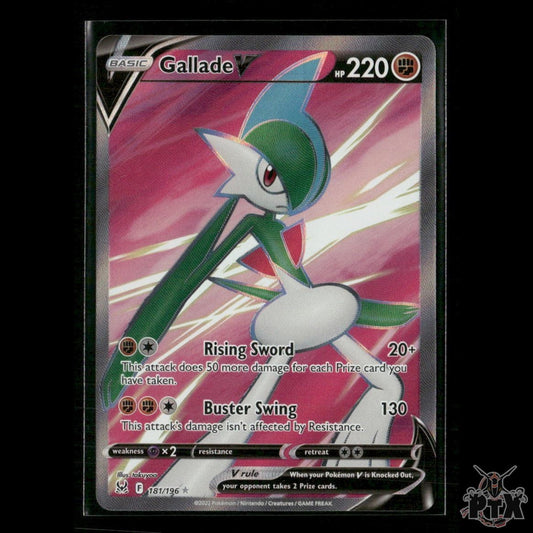 Gallade V (Full Art) 181/196 SWSH11: Lost Origin NM Pokemon
