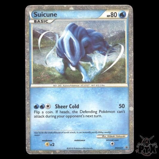 Suicune #HGSS21 Hearthgold Soulsilver Promo HP/Heavily Played Pokemon 2010