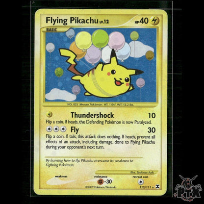 Flying Pikachu 113/111 Rising Rivals MP Pokemon
