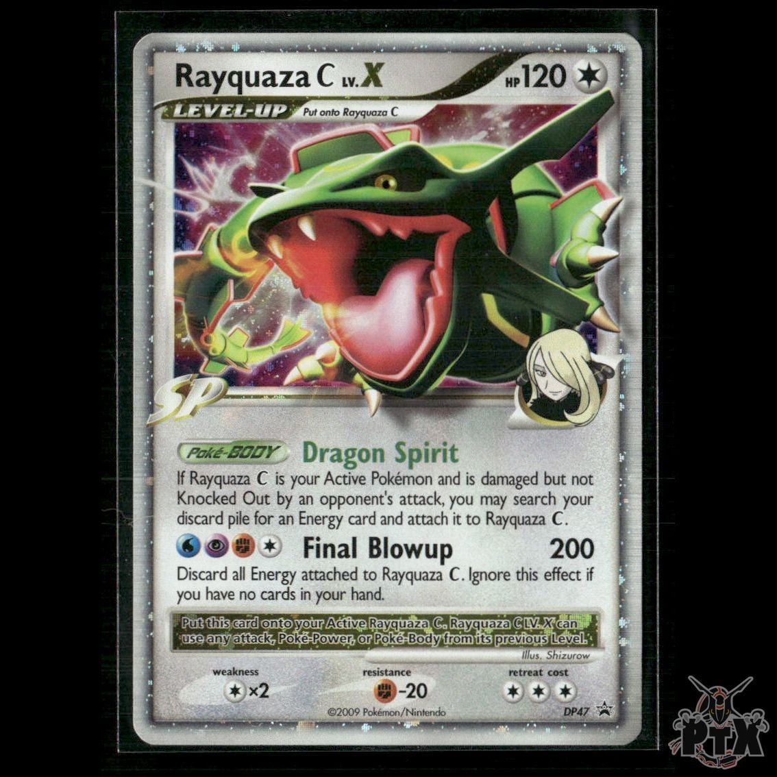Rayquaza C LV.X DP47 Diamond and Pearl Promos MP Pokemon