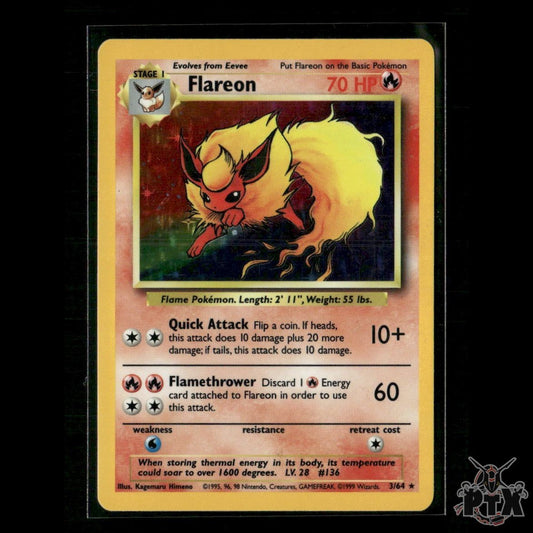 Flareon Holo 10/110 Legendary Collection LP Pokemon