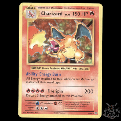 Charizard #011/108 Evolutions NM/Near Mint Pokemon 2023