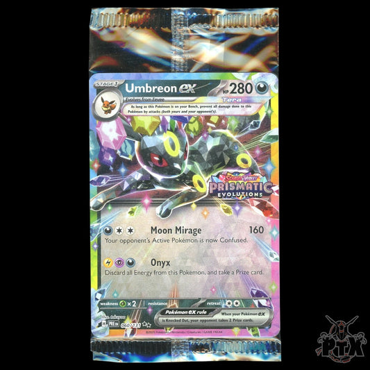 Umbreon ex #30/131 Prismatic Evolutions Stamped Sealed Promo Pokemon 2025