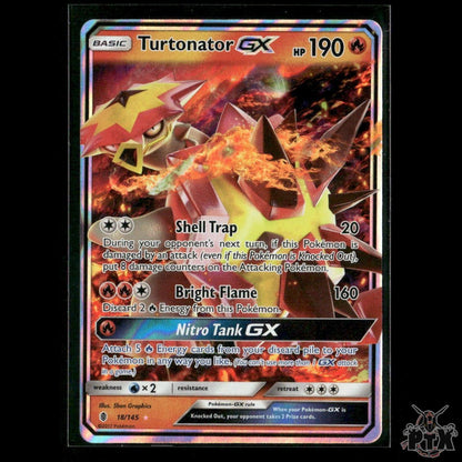 Turtonator GX 18/145 SM - Guardians Rising NM Pokemon