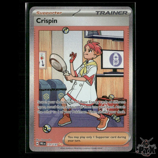 Crispin 171/131 SV: Prismatic Evolutions NM Pokemon