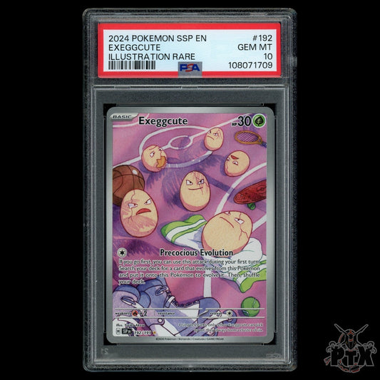 Exeggcute #192/191 PSA 10 Surging Sparks Pokemon 2024