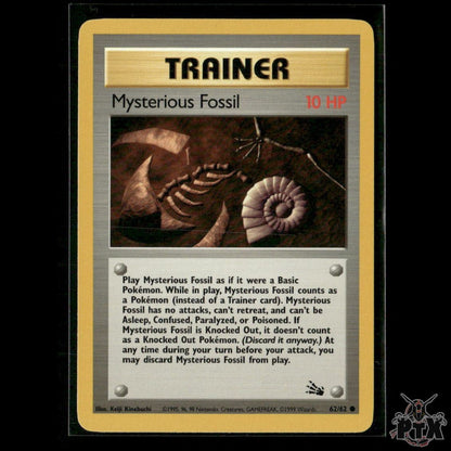 Mysterious Fossil 62/62 Fossil NM Pokemon