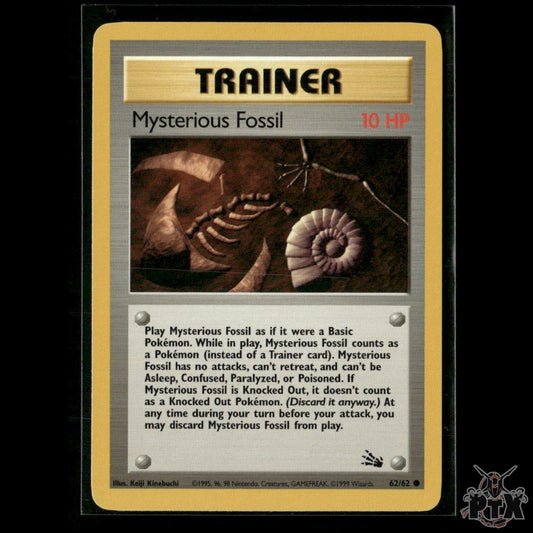 Mysterious Fossil 62/62 Fossil NM Pokemon