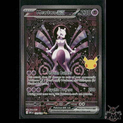 Mewtwo ex 151/128 ME: 30th Celebration NM Pokemon