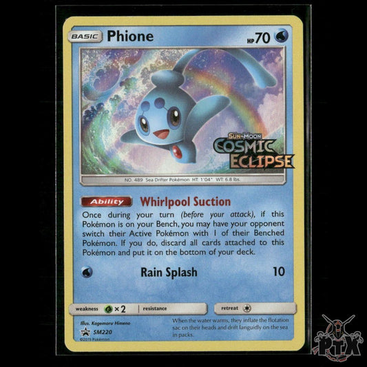 Phione (Prerelease) SM220 SM Promos NM Pokemon