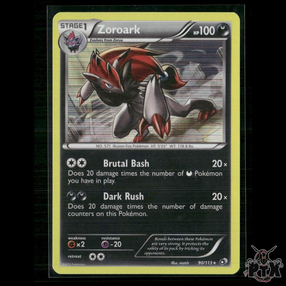 Zoroark 90/113 Legendary Treasures NM Pokemon