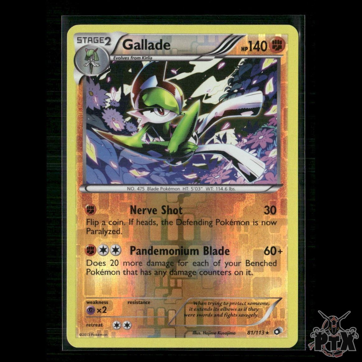 Gallade 81/113 Legendary Treasures NM Pokemon