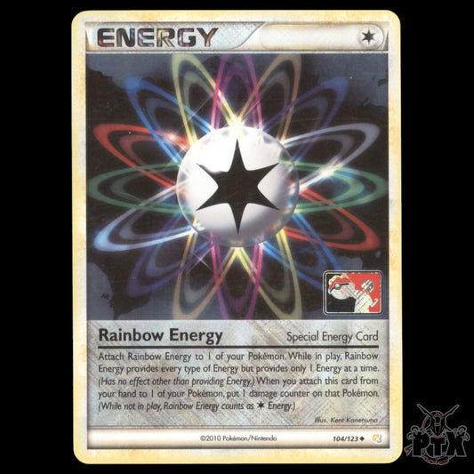 Rainbow Energy PLAY! Holo #104/123 Promo LP/Lightly Played Pokemon 2010