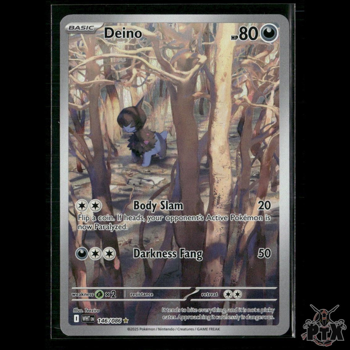Deino 146/086 SV: White Flare NM Pokemon