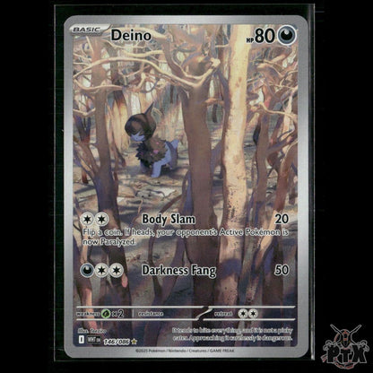 Deino 146/086 SV: White Flare NM Pokemon