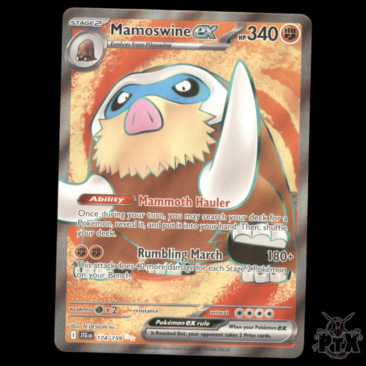 Mamoswine ex 174/159 SV09: Journey Together NM Pokemon
