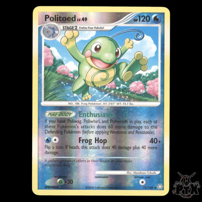 Politoed LV49 #12/146 Legends Awakened NM/LP Pokemon 2008