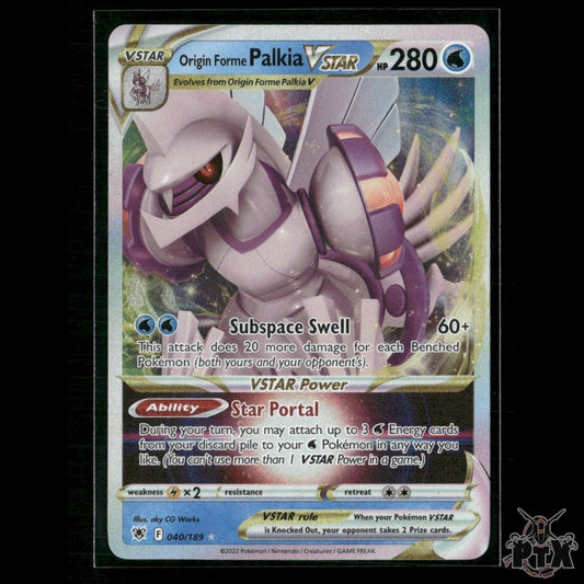 Origin Forme Palkia VSTAR 040/189 SWSH10: Astral Radiance NM Pokemon