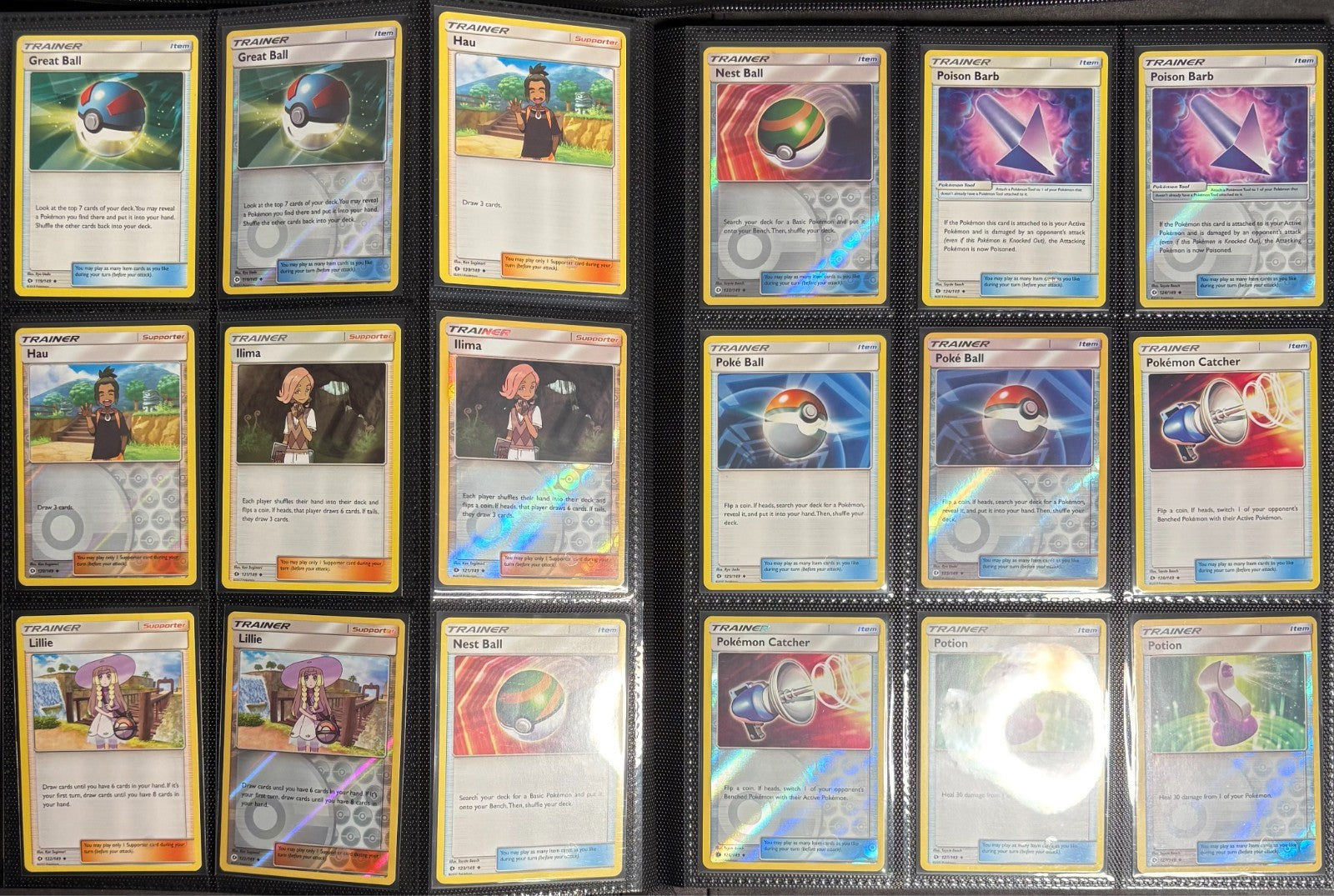 Sun & Moon Base Master Set 172/172 All NM/NM+ Pokemon 2017