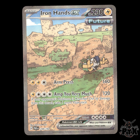 Iron Hands ex #248/182 Paradox Rift NM/LP Pokemon 2023