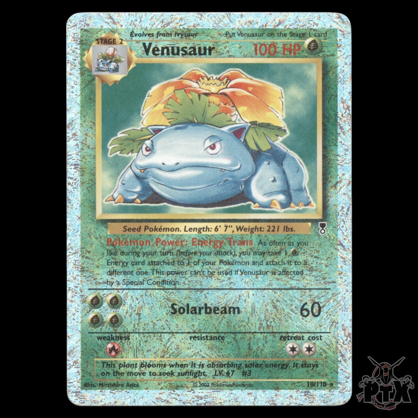 Venusaur Reverse Holo #18/110 Legendary Collection MP/Moderatly Played Pokemon