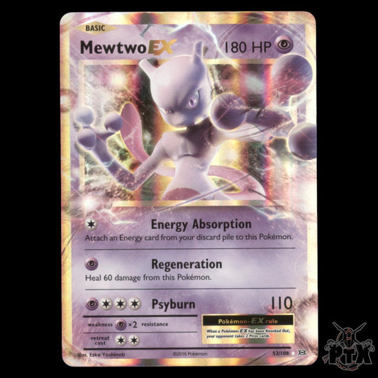 Mewtwo ex #52/108 XY Evolutions NM/Near Mint Pokemon 2016