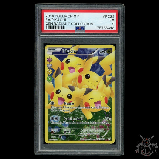 Pikachu #RC29/RC32 PSA 5 Generations Pokemon 2016