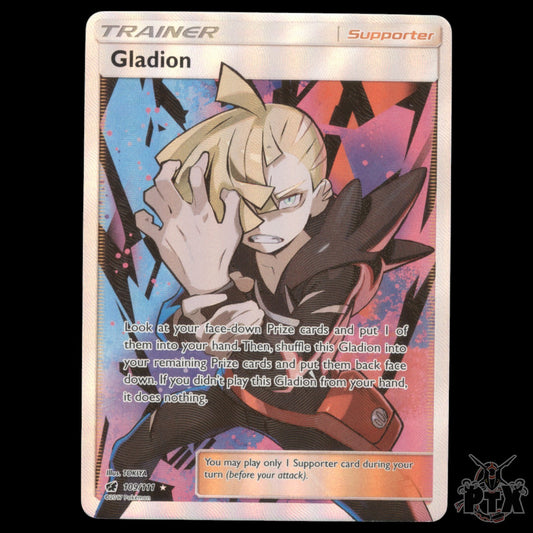 Gladion #109/111 Crimson Invasion NM/Near Mint Pokemon 2017