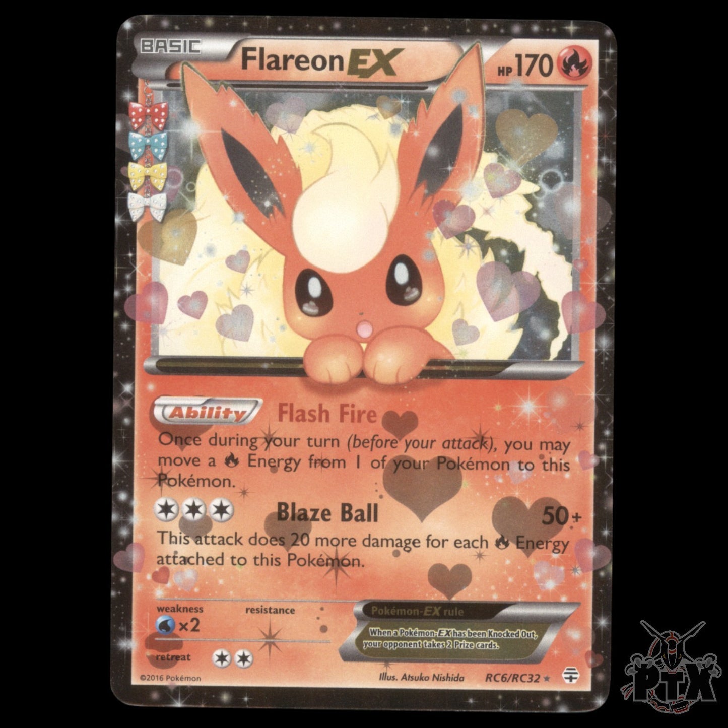 Flareon EX #RC6/RC32 Generations NM/Near Mint Pokemon 2016