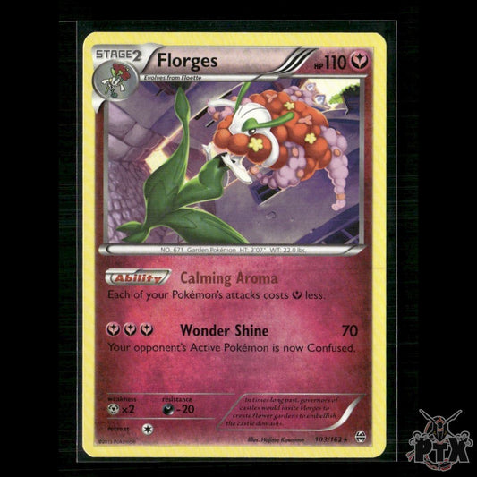 Florges 103/162 XY - BREAKthrough LP Pokemon