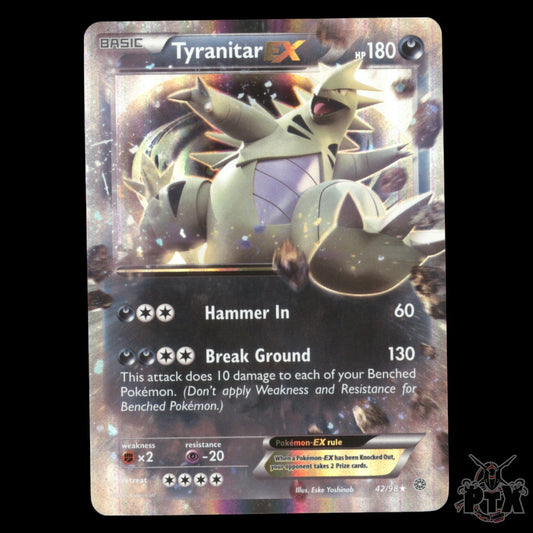 Tyranitar EX #42/98 Ancient Origins VLP/ Very Lightly Played Pokemon 2015