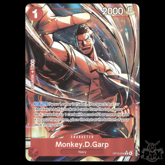 Monkey.D.Garp OP19-016 Carrying On His Will NM One Piece