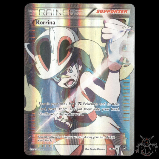 Korrina #111/111 Furious Fists NM/LP Pokemon 2015