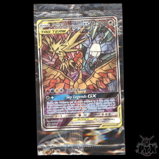 Moltres & Zapdos & Articuno GX #SM210 Sun & Moon Promo Sealed Pokemon 2019